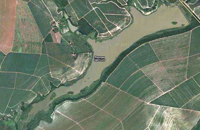 Figura 3. Área de estudo de Santa Bárbara D Oeste, SP, no entorno da represa de captação de água São Luiz (22 o 45 S, 47 o 24 W). 3.1.