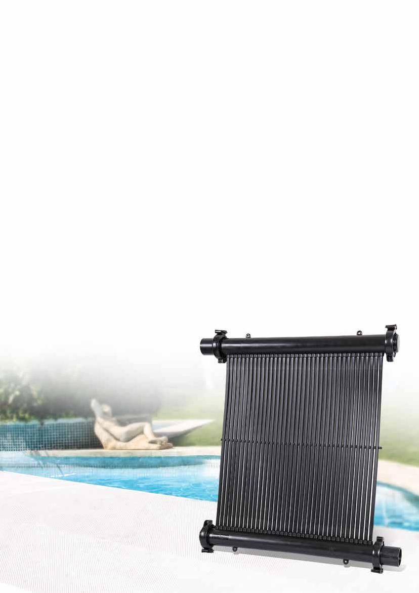 . oletor solar para aquecimento de piscinas Os coletores são produzidos basicamente em polipropileno com aditivos antiuv. s vedações são compostas de de polímeros de engenharia.