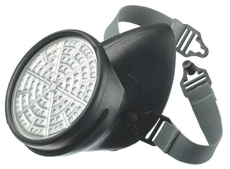 Dräger PARAT 3100 Respirador de fuga tipo bocal O Dräger PARAT 3100 é um dispositivo de fuga de máscara semifacial equipado com filtro ABEK multi-gases Embalado em um estojo ergonômico e resistente,