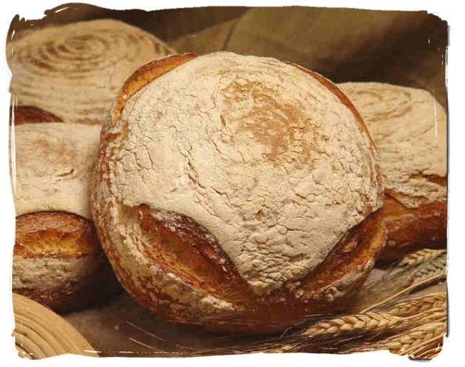 Vegetais fermentados Centeio - Pão Ácido A massa de farinha é