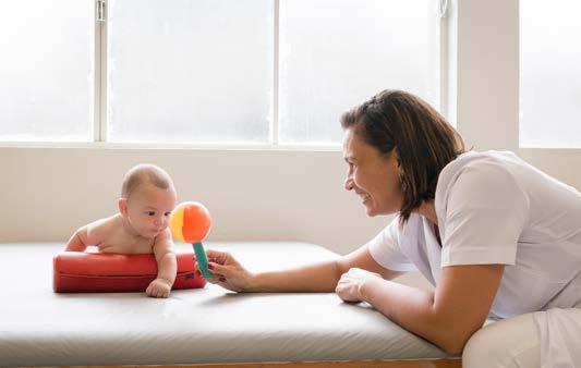 A postura de barriga para baixo também é importante