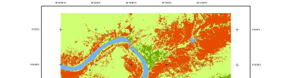 Matos R. C. M. et. al. Fig. 5 Imagem do NDVI em 01/10/1985. Fig. 6 Imagem do NDVI em 06/10/2010. Fig. 7 Imagem do temperatura em 01/10/1985.