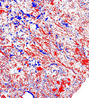 ocorreu variação entre os dias estudados, sendo uma área de 267,66km 2, aproximadamente 38,5% da