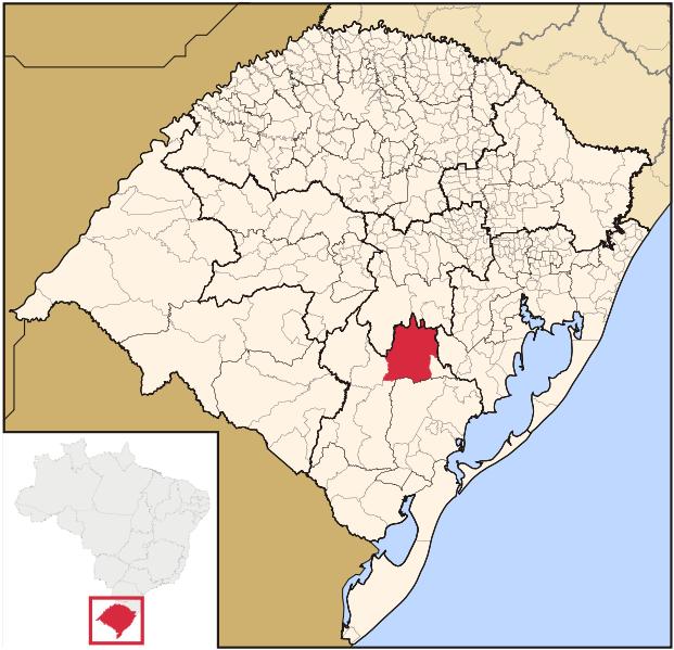 4. MATERIAL E MÉTODOS 4.1. Área de estudo Município de Encruzilhada do Sul (30 32 38 S; 52 31 19 O), Estado do Rio Grande do Sul, Brasil.