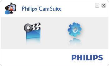 4 Philips CamSuite O Philips CamSuite fornece acesso rápido a uma série de funcionalidades e definições mais utilizadas.