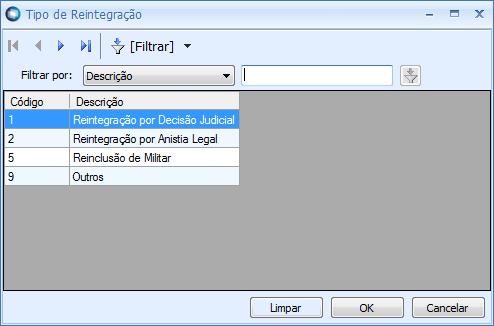 Caminho: RH / Folha de Pagamento / Guia Cadastros / Funcionários / Informações Contratuais / Registro / aba Reintegração Adicionamos também um