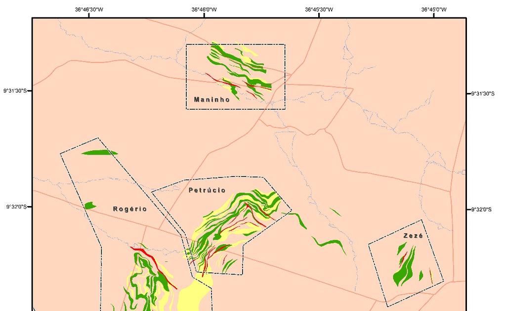 23 Figure 8 - Geological map of the Caboclo Deposit.