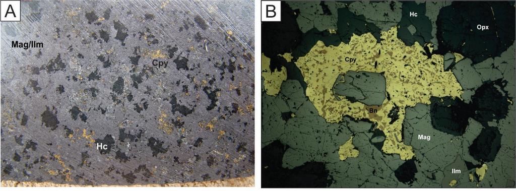 35 equal zero as expected based upon petrographic studies of the sulfide ore, which indicate variable modal proportions of pyrite, pyrrhotite and chalcopyrite.