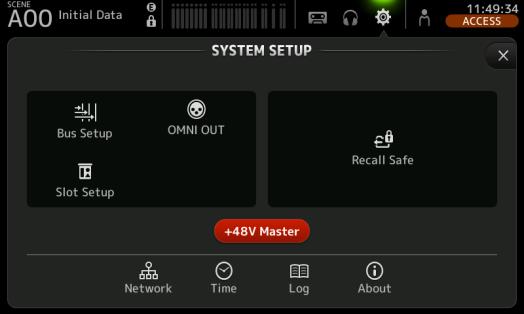 Procedimento de configuração TF Série ajustes Para começar ative a Quick Config e as funções HA Control na série TF.