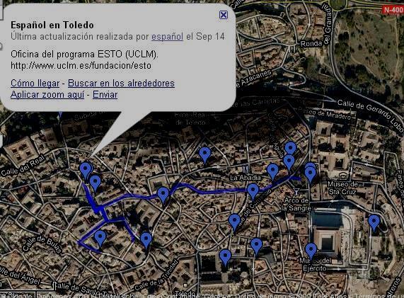 ESPAÑOL EN TOLEDO : ESTO O escritório de ESTO está situado no centro histórico de Toledo.