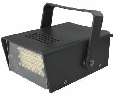 STROBO DE LED HPC-662 Potência total: 3w 24 LED s de alto brilho Led 5mm