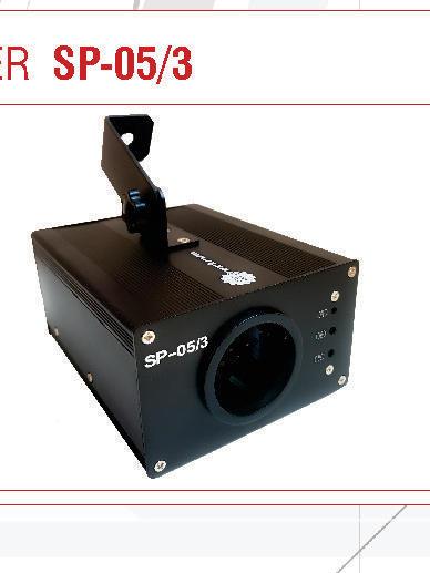 300mw Modo de controle: Sensor sonoro / Automatico / DMX Canais DMX: 12 Dimensoes: 270X210X170mm