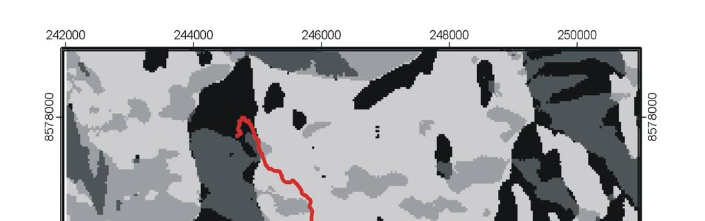 Através do mapa de aspecto identifica-se o melhor horário para realizar a trilha.