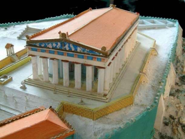 Templos homenagem aos deuses Partenon