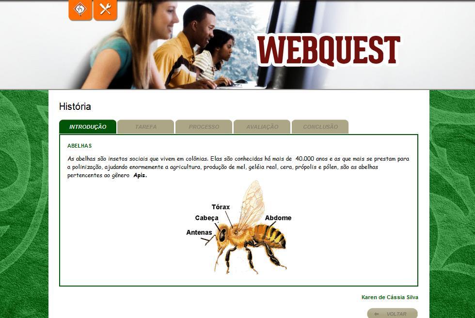 17 1. Sua Webquest, quando pronta, ficará visível desta