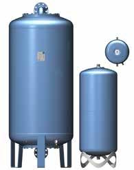 IMI PNEUMATEX / Água potável / Aquapresso Aquapresso Tanque de expansão com carga de ar fixa para sistemas de água potável.