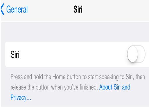 Se você usa um ipad 3 ou superior, você deverá desabilitar a função Siri em: AJUSTES > GERAL > SIRI.
