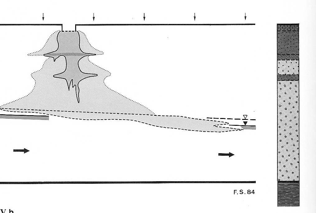 Média quantidade de DNAPL no meio (Schwille 1988) Fase residual e vapores (difusão