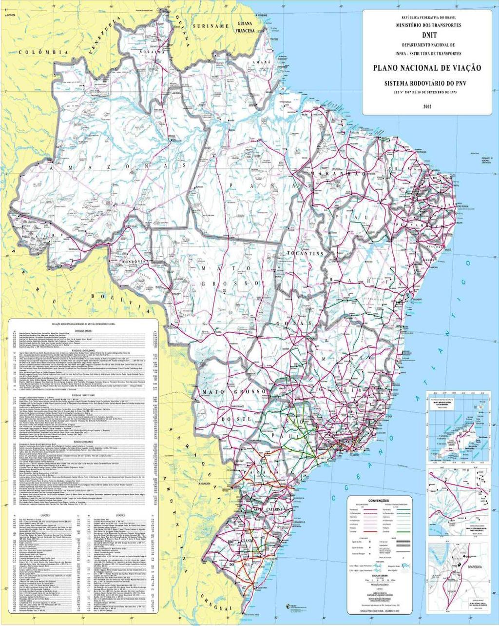 Rodovias No Brasil, a extensa área, a disponibilidade hídrica, a longa faixa litorânea e os relevos pouco acidentados não impediram a adoção de uma política de transportes apoiada nas rodovias.