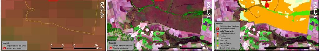 infravermelho próximo (banda 2) do Meteosat 10, utilizadas para calcular o NDVI.