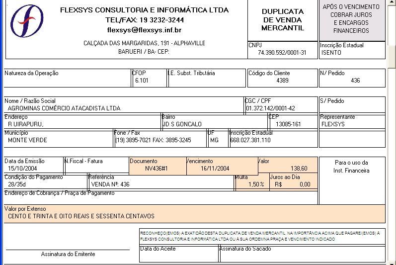 Títulos de Crédito Duplicata usada por pessoa jurídica contra um cliente (que pode ser pessoa física ou jurídica) para o qual vendeu mercadorias a prazo, ou prestou serviços a serem pagos no