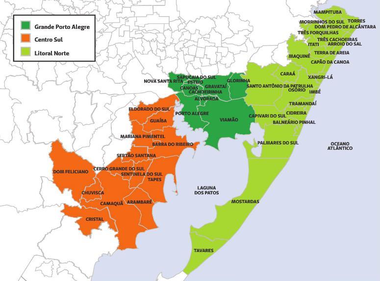 UNIMED PORTO ALEGRE 42,5% 46 de participação do mercado de planos de saúde no RS (ANS Setembro/2016) Municípios em sua área de atuação 6,3 mil