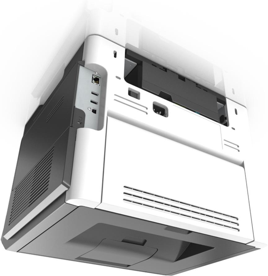 Usando MS610de 107 Restaurando as definições padrão de fábrica Para manter uma lista de definições atuais do menu para referência, imprima uma página de definições de menu antes de restaurar as