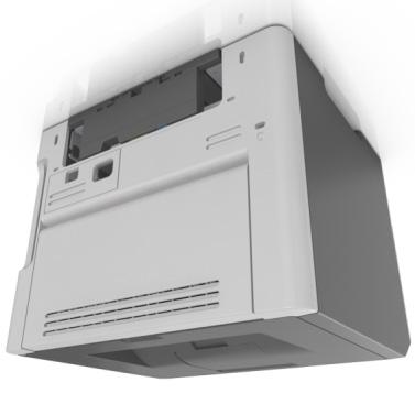 2 1 Nota: Quando o software da impressora e quaisquer opções de hardware estiverem instaladas, talvez seja necessário