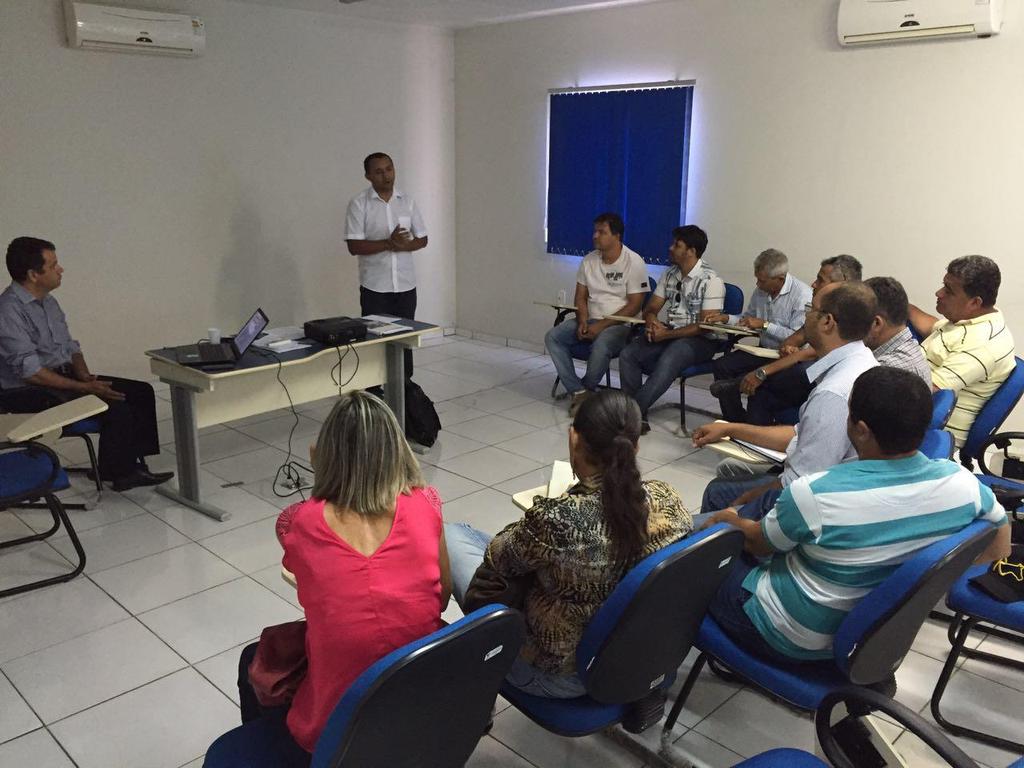 Reunião com secretários municipais