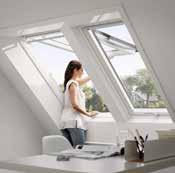 exterior. A ventilação com a janela fechada é possível. Não deve instalar-se a uma altura inacessível. Para telhados com inclinação entre graus.