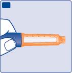 Se tomar a insulina errada, o seu nível de açúcar no sangue pode ficar demasiado alto ou demasiado baixo. A Retire a tampa da caneta. B.