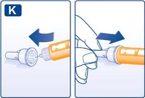 Retire sempre a agulha depois de cada injeção e guarde a sua FlexPen sem a agulha acoplada.