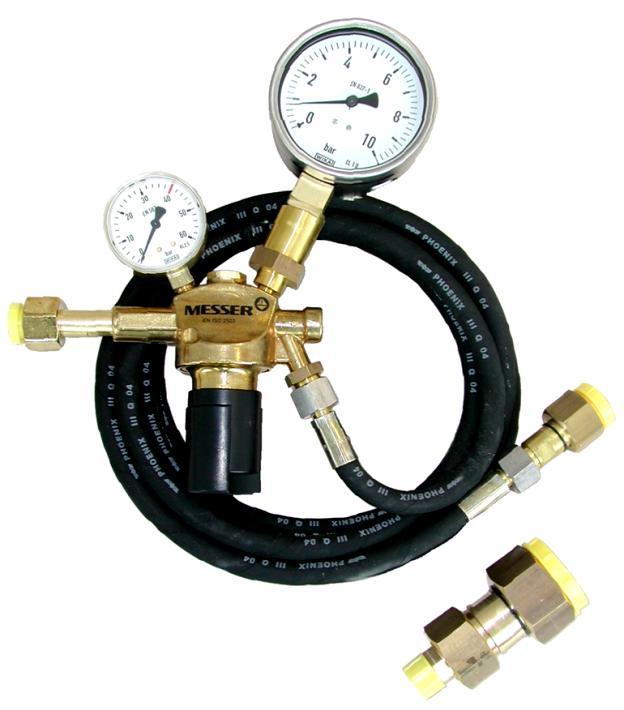 Soluções DILO Kit de Enchimento 3-393-R001 Permite o enchimento de um compartimento de gás com sobrepressão de um cilindro