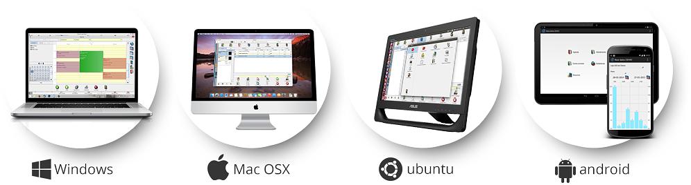 Software multiplataforma O GICnet é compatível com os sistemas operativos Windows, Mac OSX e Ubuntu.