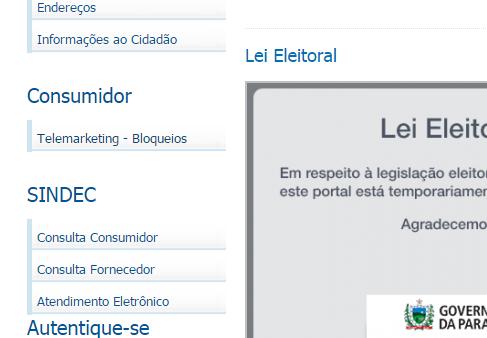 Paraíba Para consultar a blacklist do estado da Paraíba, acesse: www.
