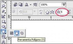 Criando uma Bola de Futebol 1 Com a ferramenta Polígono crie um hexágono (6 lados). ância 2 Duplique esse hexágono de forma que fiquem um ao lado do outro.