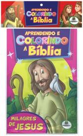 Embalagem Econômica Média Aprendendo e colorindo a Bíblia De forma divertida, estes livros aproximam a criança da Bíblia.