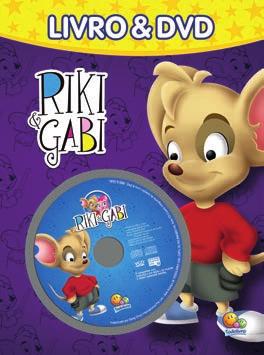 Licenciados Livro & DVD Riki & Gabi: As aventuras de uma turminha pra lá de divertida.