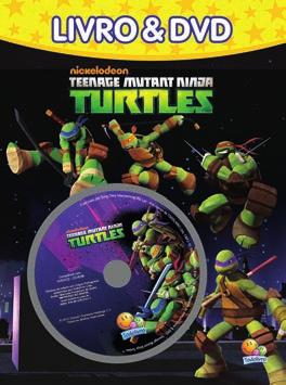 Inclui um CD/DVD com um desenho animado que as crianças vão amar! Teenage Mutant Ninja Turtles: As aventuras de Leonardo, Donatello, Raphael e Michelangelo.