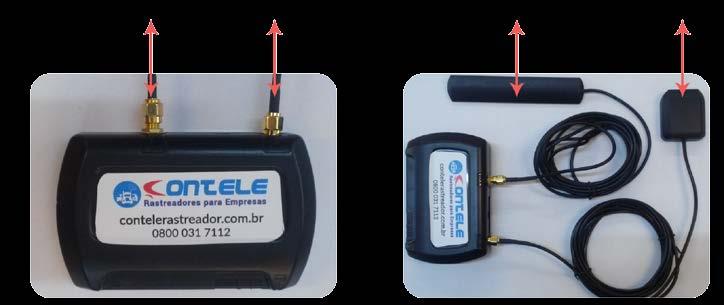 3 Antena GSM Antena GPS Antena GSM Antena GPS DICA: Anote o ID localizado na parte traseira do módulo, e após concluir a instalação elétrica,