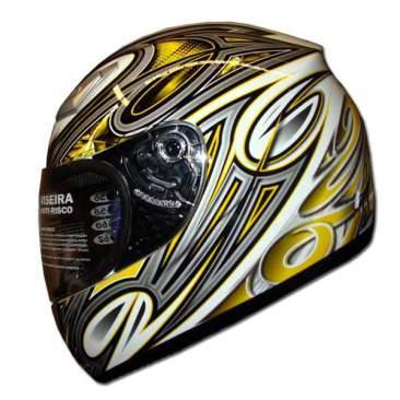 2000.220 CAPACETE STREET 992 FECHADO AMARELO 58