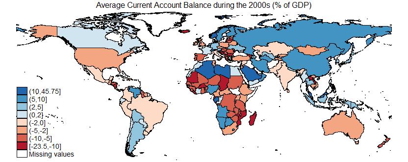 Fatos Entre o nal das décadas de 1990 e de 2000 observou-se: desequilíbrios globais em conta corrente, em