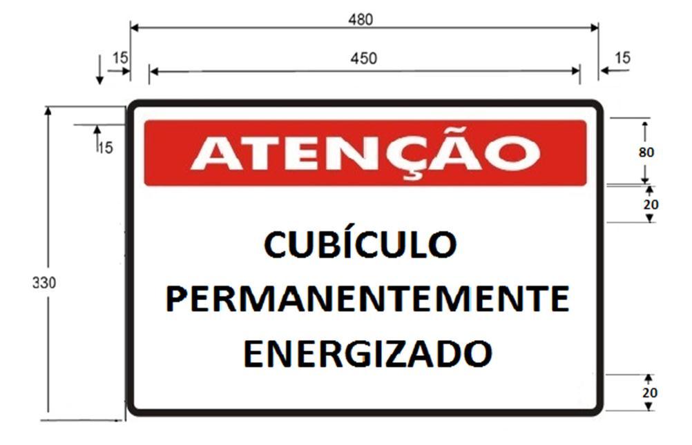 Página: 108/111 RES nº 089 /2014, de DESENHO 32 B - PLACA PARA SINALIZAÇÃO DE ADVERTÊNCIA A TERCEIROS NOTAS: 1. Desenho sem escala. Dimensões em milímetros. 2. Material : chapa de aço galvanizada.