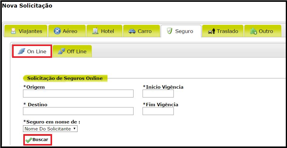 Imagem 37- Solicitação criada carro off-line.