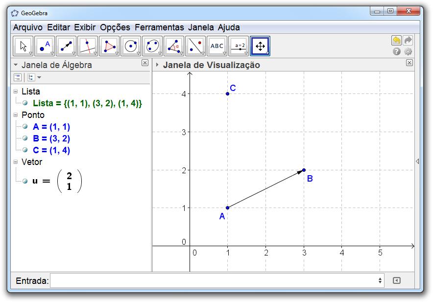 30 vetor dado como parâmetro. Digitando Comprimento[ <Ponto> ] é retornado a distância de um ponto a (0, 0). Digitando Comprimento[ <Lista> ] é retornada a quantidade de elementos de uma lista.