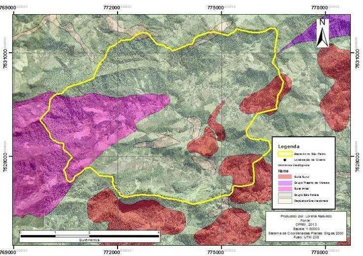 Para analisar geomorfologicamente e a região apresentar grande