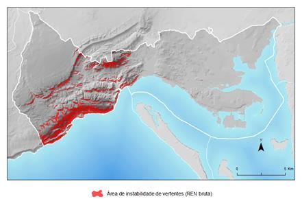 AVALIAÇÃO E CARTOGRAFIA DE RISCOS NATURAIS, MISTOS E TECNOLÓGICOS NO CONCELHO DE SETÚBAL Riscos Naturais Cerca de 1.