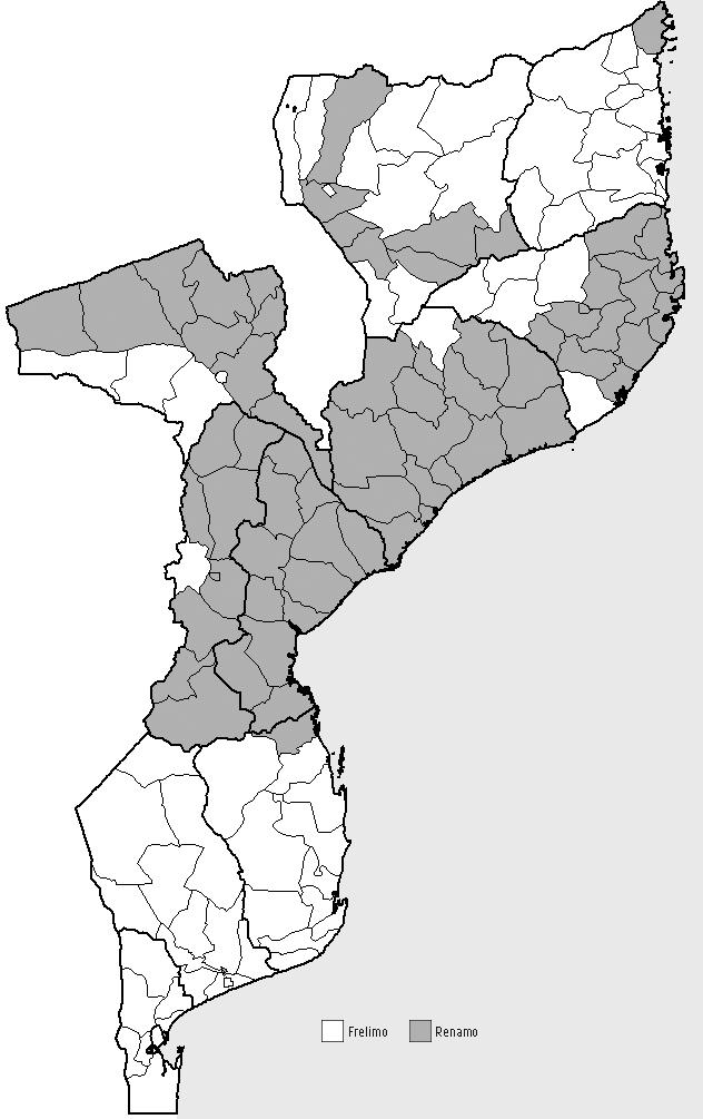 ANEXOS Anexo 1 Partidos mais votados nas eleições legislativas de 1994, por Distrito Fonte:
