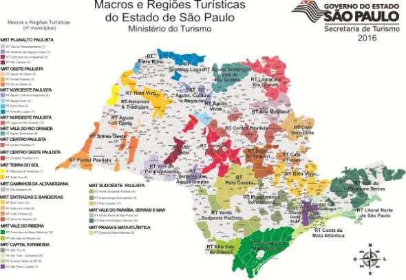 Entretanto em 2016 o Ministério do Turismo realizou a atualização do Mapa do Turismo Brasileiro e apenas 222 atenderam aos critérios informados anteriormente.