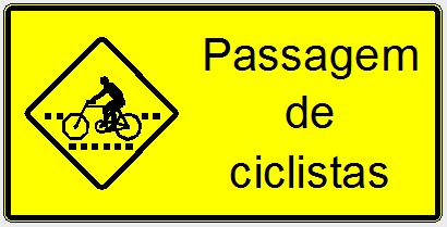 NOME: PASSAGEM DE CICLISTAS N DA PLACA: AA